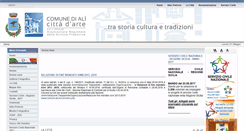 Desktop Screenshot of comune.ali.me.it